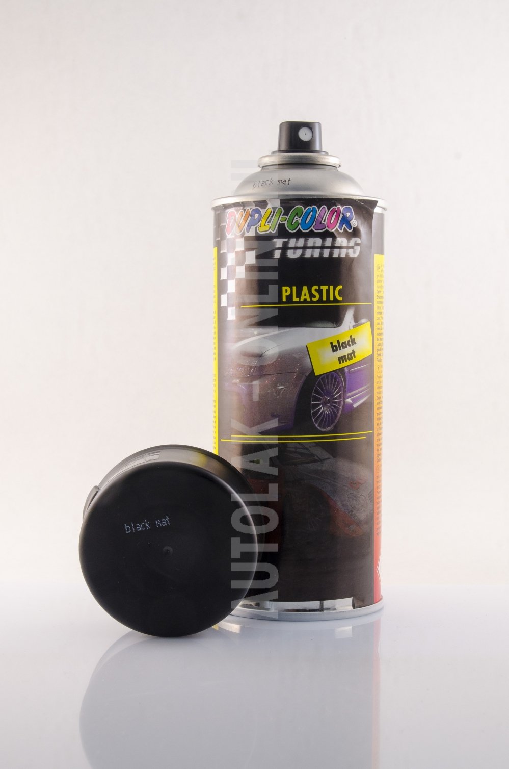 Dollar Slaapkamer Hoofd Bumper spray - plastic lak zwart mat | Autolak-online.nl